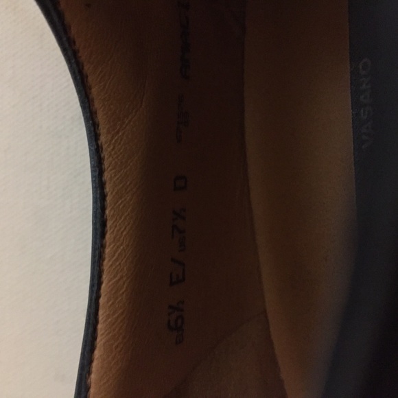 BALLY mens black dress shoes sz 6 1/2 eu 7 1/2 us - Picture 8 of 8